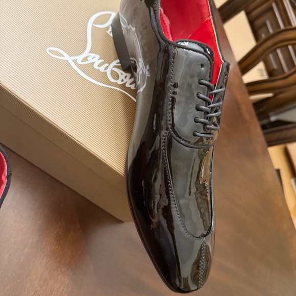 NEW/AUTHENTIC - Christian Louboutin Men’s Patent Leather Luxury Dress Shoes - Picture 7 of 16